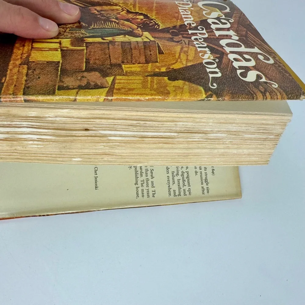 Csardas by Diane Pearson 1975 Hardcover Book Club‎ Edition Historical Fiction